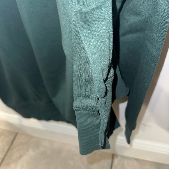 Dark green oversized sweater. Long sleeve. - Picture 5 of 6